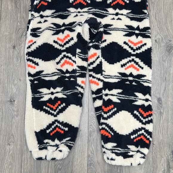 Free People Snow Bib Sz Medium Womens Black White Hit The Slopes Printed - Picture 12 of 15